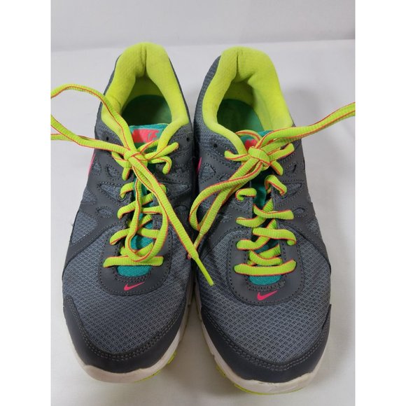 Nike Revolution 2 Womens Running Shoes Size 7.5 Gray Hyper Yellow 554900-026 - Picture 9 of 11